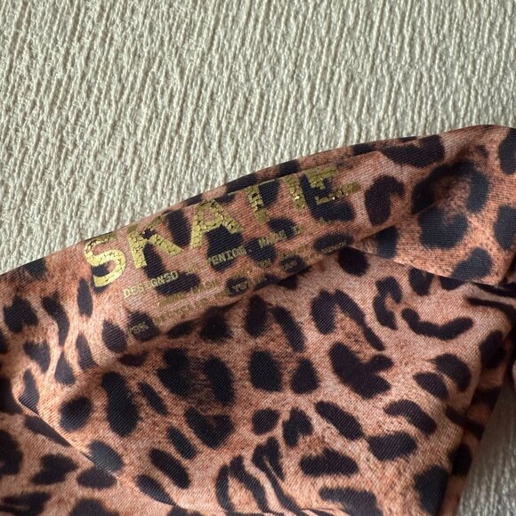 Skatie Bikini Mandi Bottom Kualoa Leopard Print Size Small - Picture 3 of 3